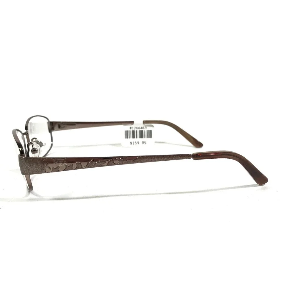Elizabeth Arden EA 1109-1 Eyeglasses Frames Brown Rectangular Full Rim 52-16-130